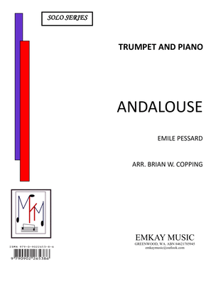 Book cover for ANDALOUSE – TRUMPET & PIANO