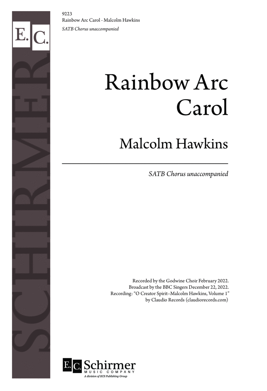 Rainbow Arc Carol Rainbow Arc Carol 4-Part scores gallery preview page 1