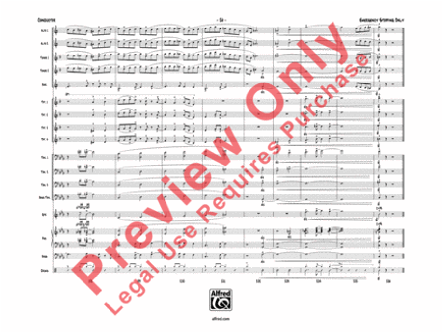 Emergency Stopping Only Jazz Ensemble scores gallery preview page 29