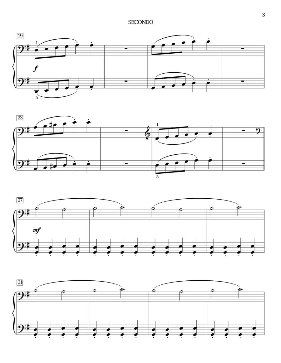 The Chase Piano Duet scores gallery preview page 3