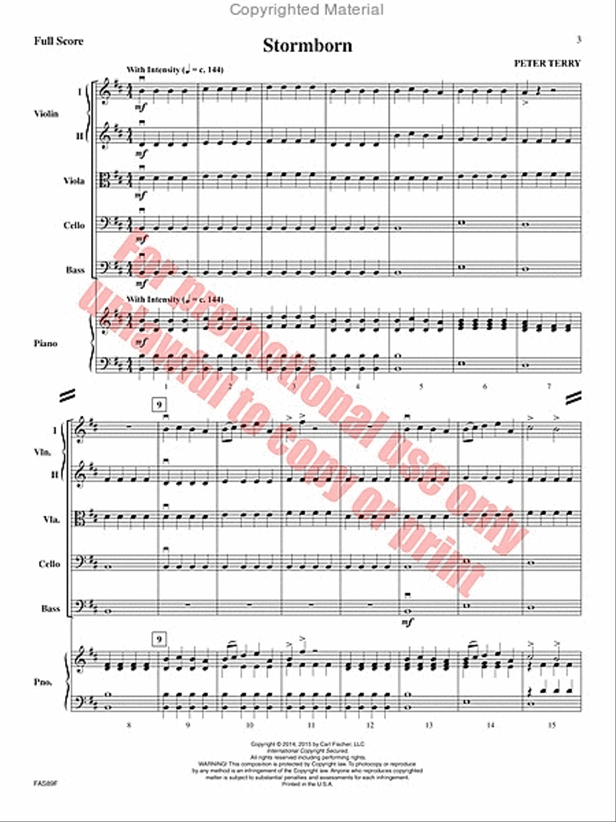 Stormborn Stormborn String Orchestra scores gallery preview page 4