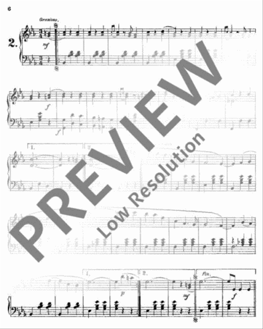 Vogelstimmen Piano Solo scores gallery preview page 7