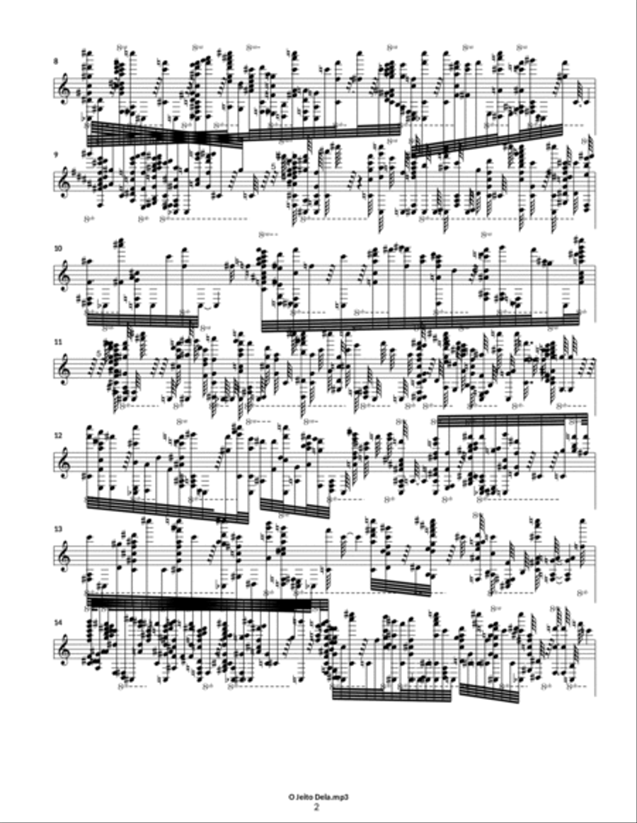 O Jeito Dela Small Ensemble scores gallery preview page 2