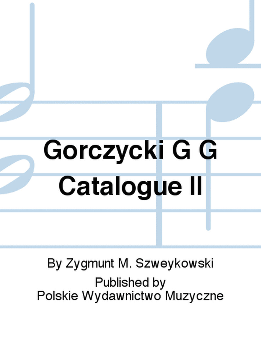 Gorczycki G G Catalogue II