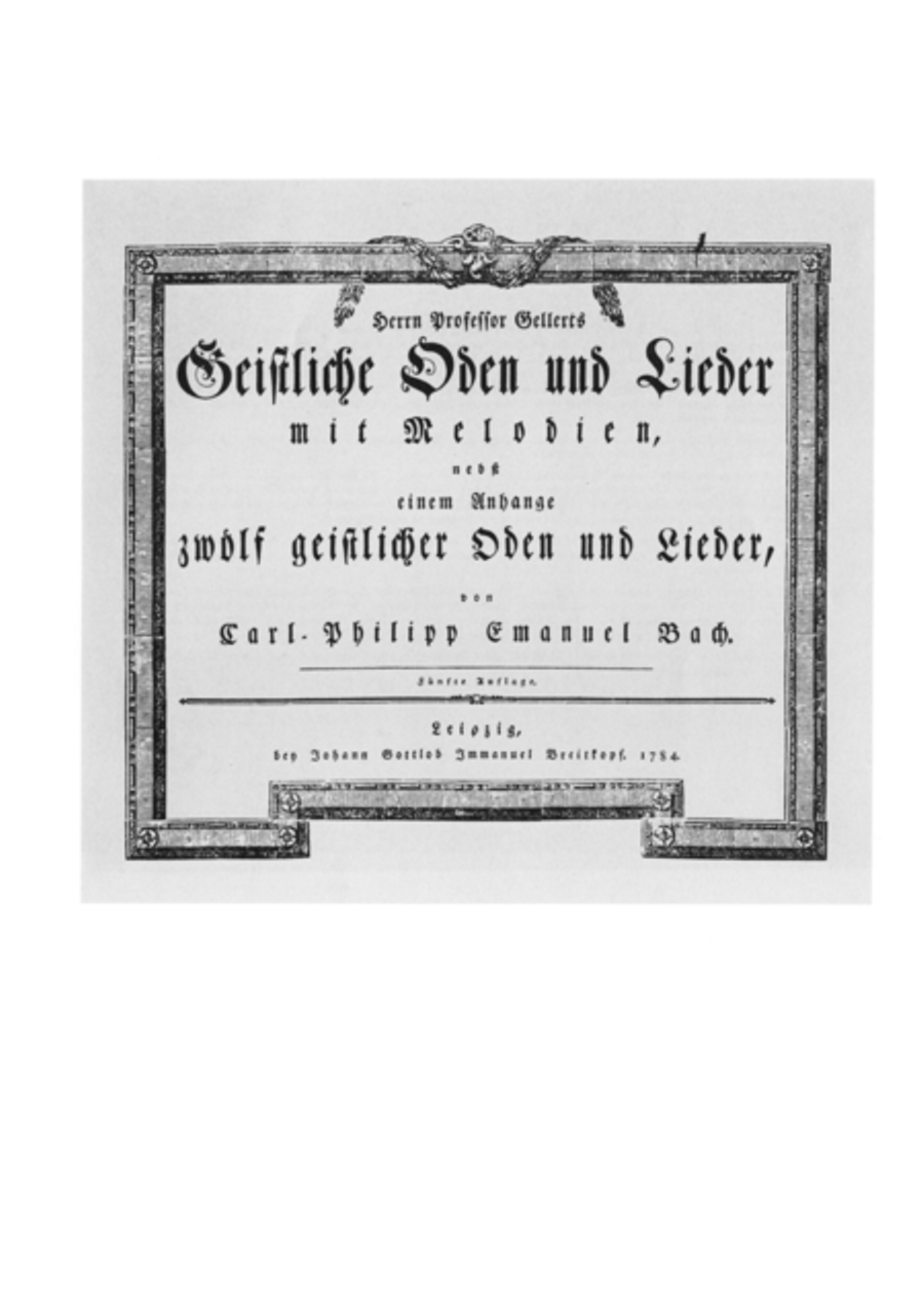 Geistliche Oden und Lieder (Gellert) Collection / Songbook scores gallery preview page 7