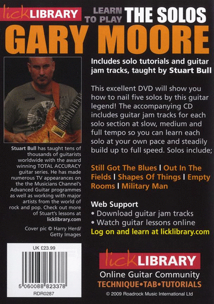 Learn To Play Gary Moore - The Solos