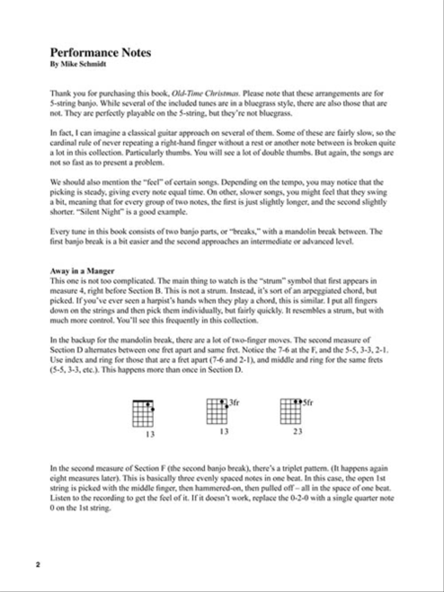 Old-Time Christmas Old-Time Christmas Guitar Tablature scores gallery preview page 4