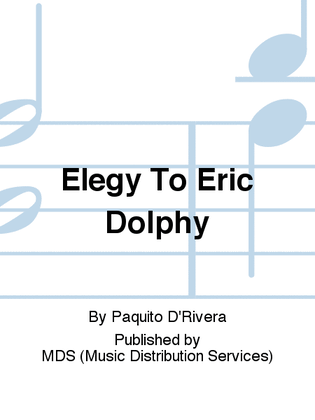 Book cover for Elegy To Eric Dolphy