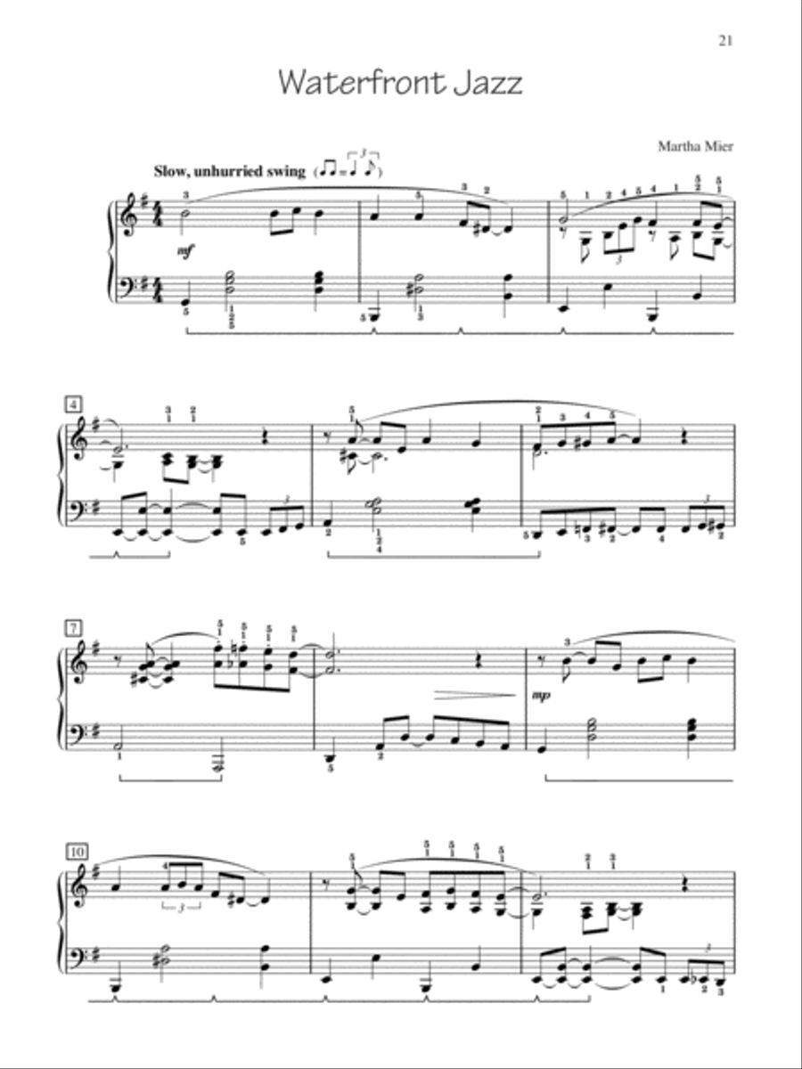Jazz, Rags & Blues, Book 3 Piano Solo scores gallery preview page 4