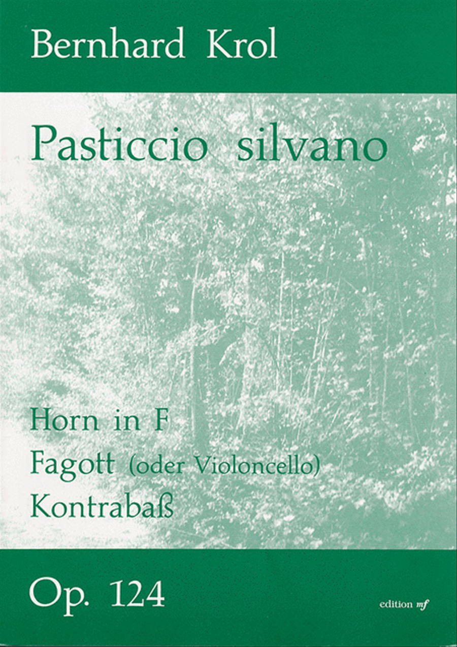 Pasticcio silvano für Horn, Fagott und Kontrabass op. 124 Bassoon scores gallery preview page 1
