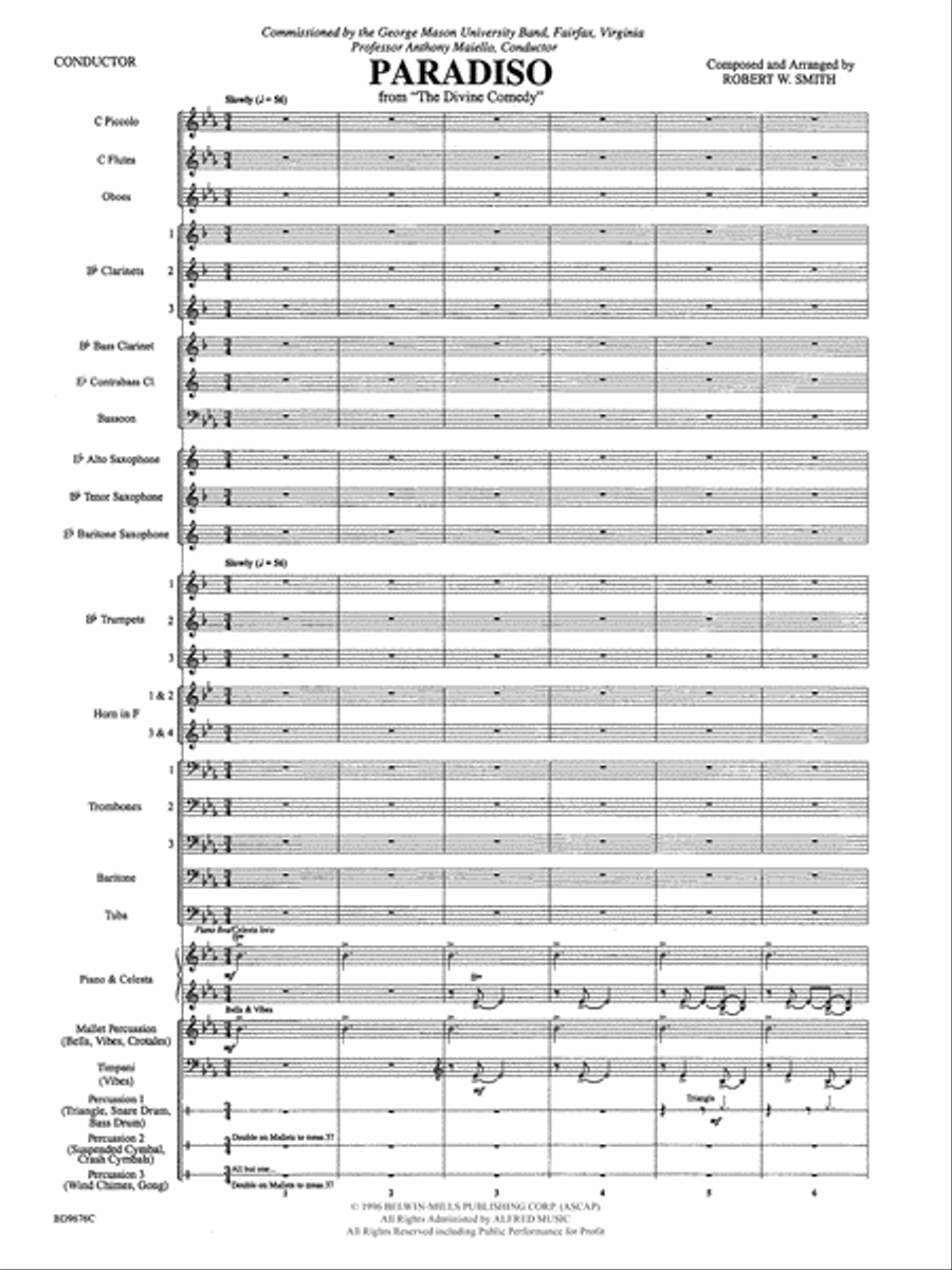 Paradiso: Score Concert Band scores gallery preview page 3