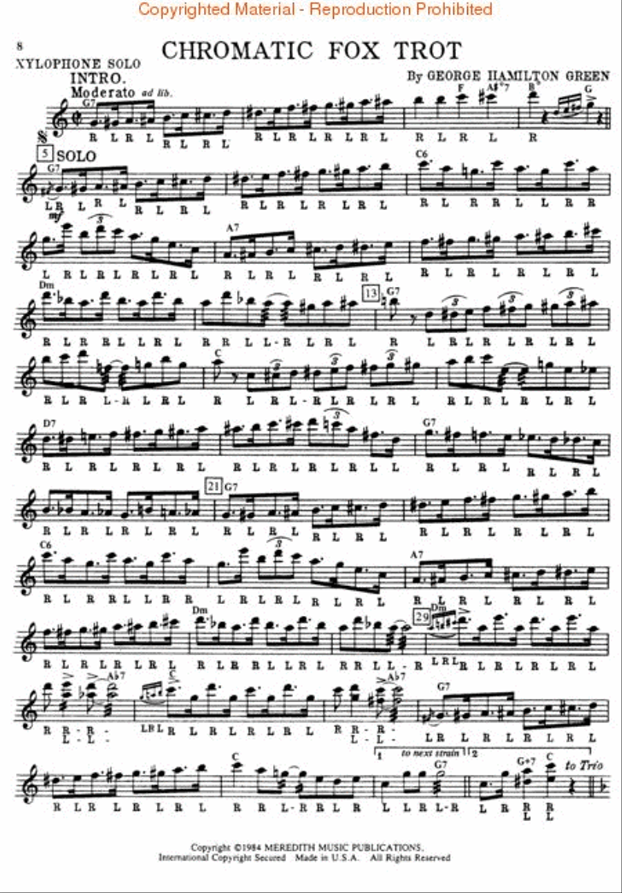 <br>Sheet music extract
