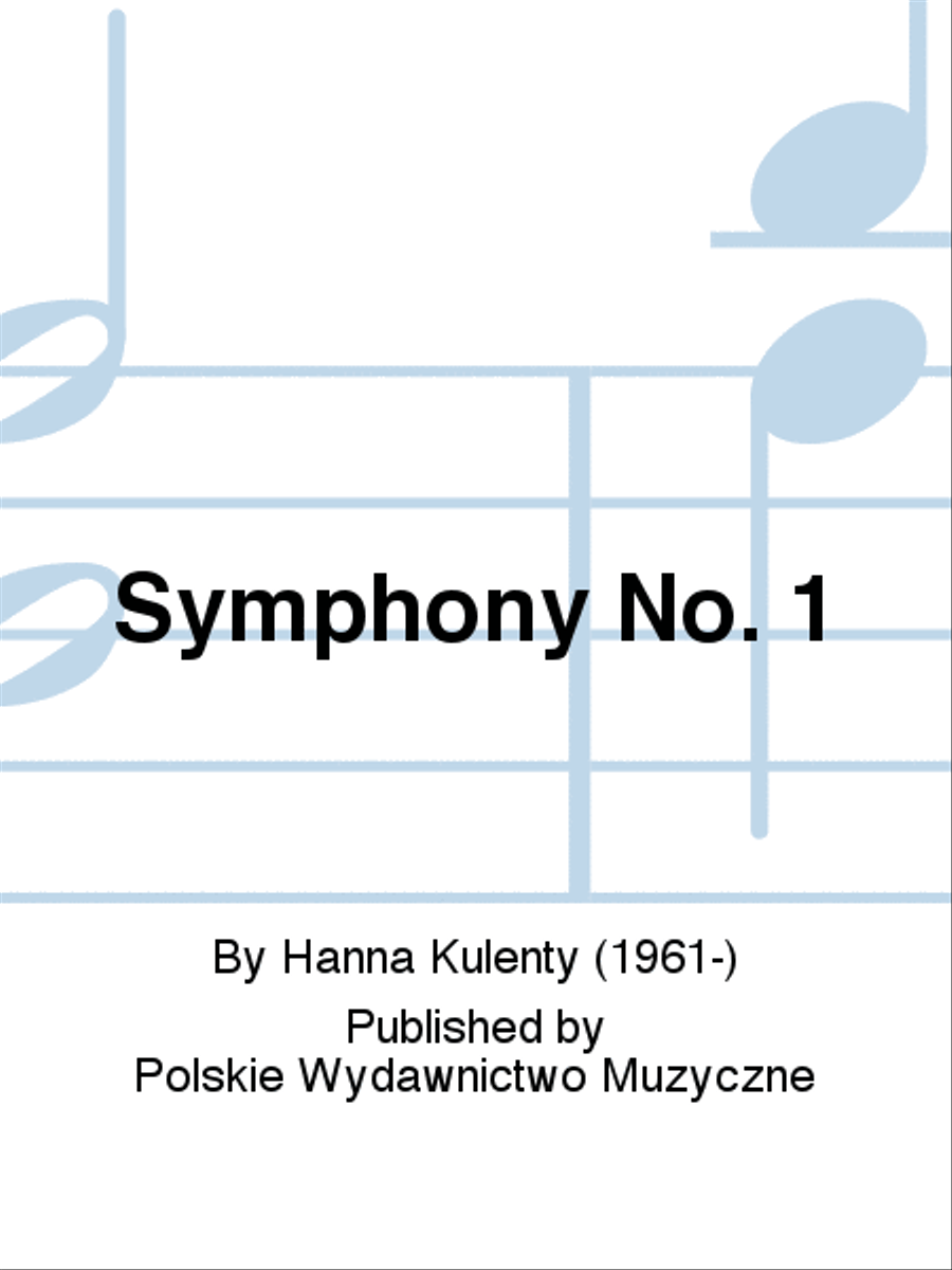 Symphony No. 1 Symphony No. 1 School and Community scores gallery preview page 1