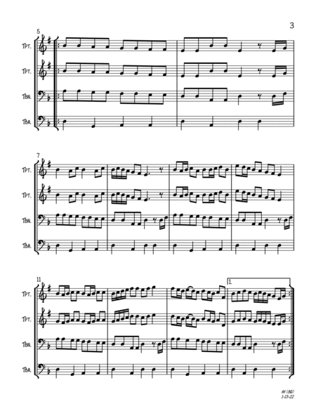 Hanerot Halalu (Brass Quartet) image number null
