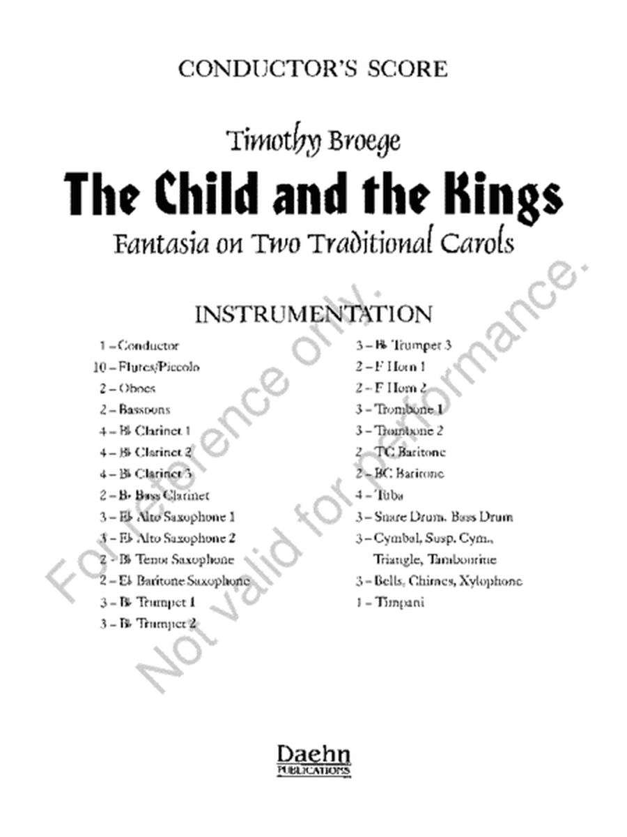The Child & the Kings image number null