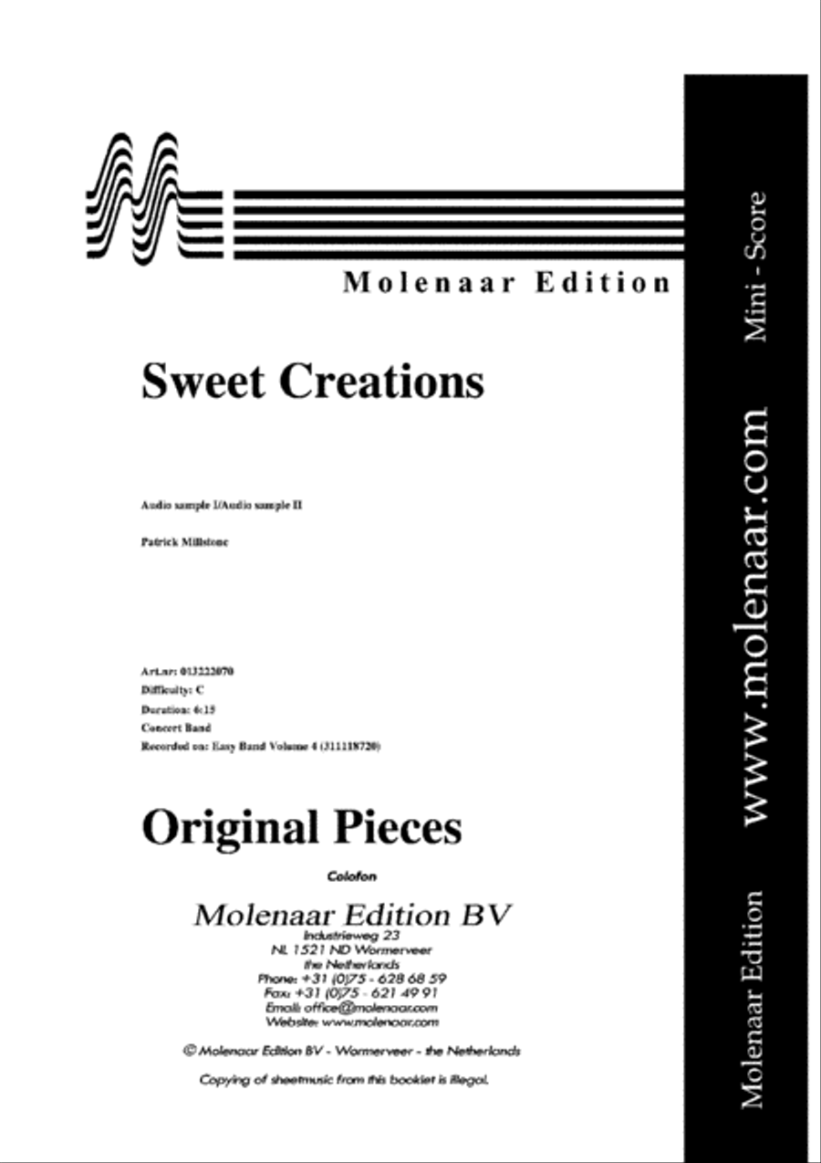 Sweet Creations Concert Band scores gallery preview page 2