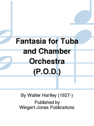 Book cover for Fantasia For Tuba and Chamber
