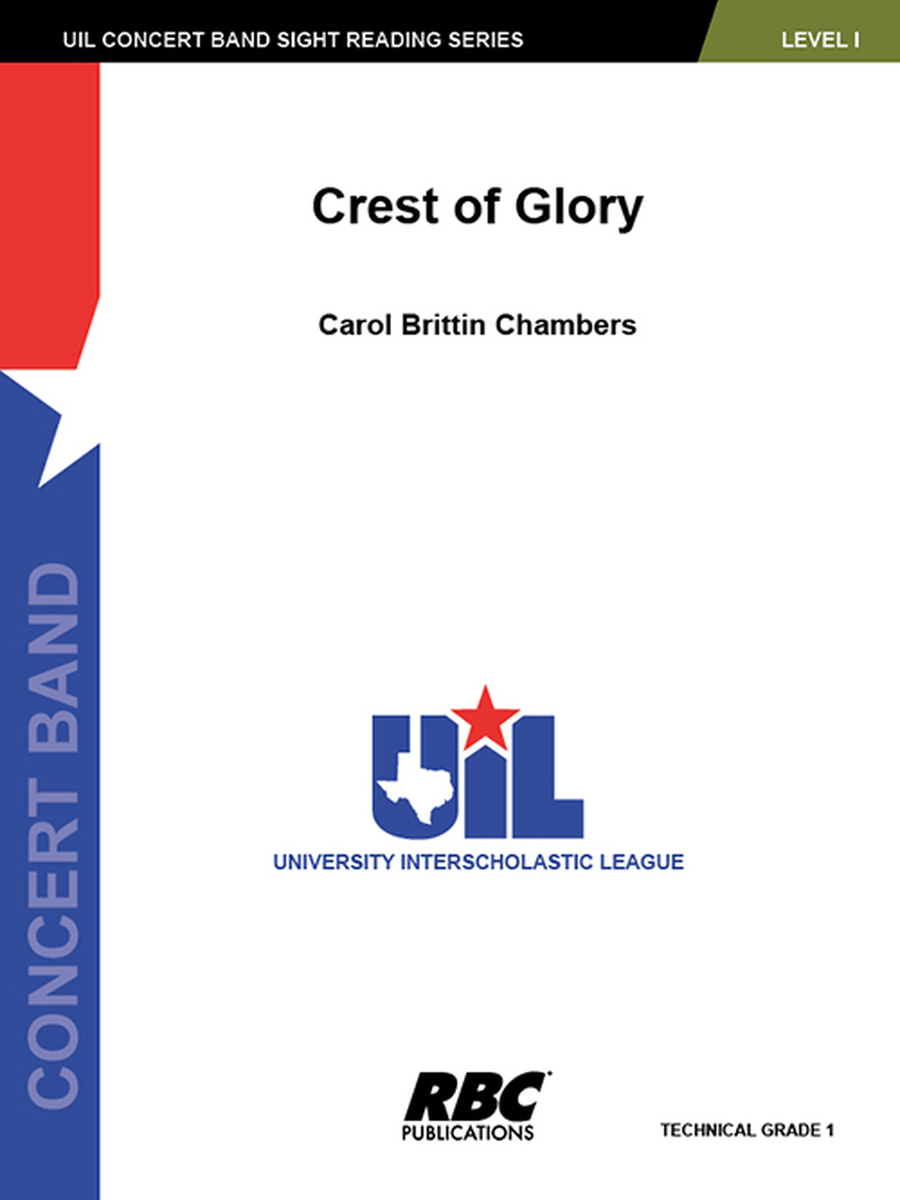 Crest of Glory Crest of Glory Concert Band scores gallery preview page 1