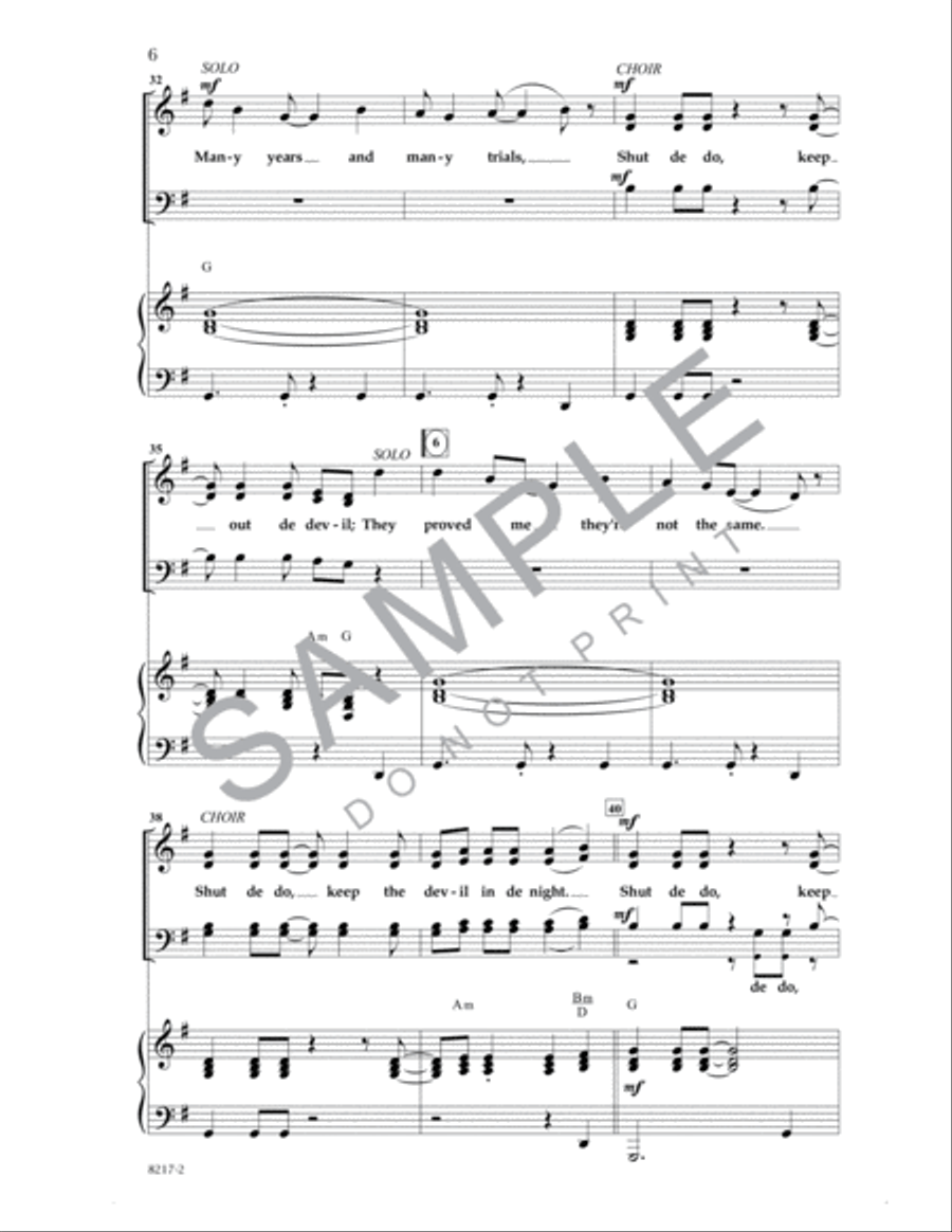 Shut De Do Shut De Do 4-Part scores gallery preview page 5