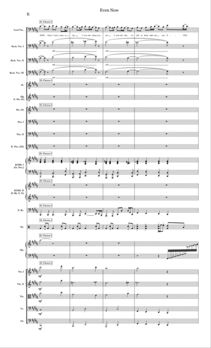 Even Now Chamber Orchestra scores gallery preview page 6