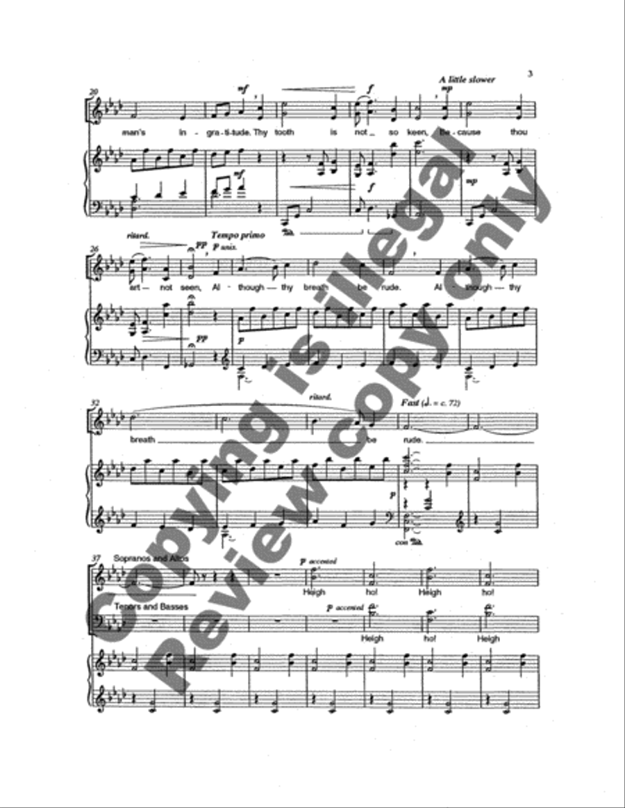 <br>Sheet music extract