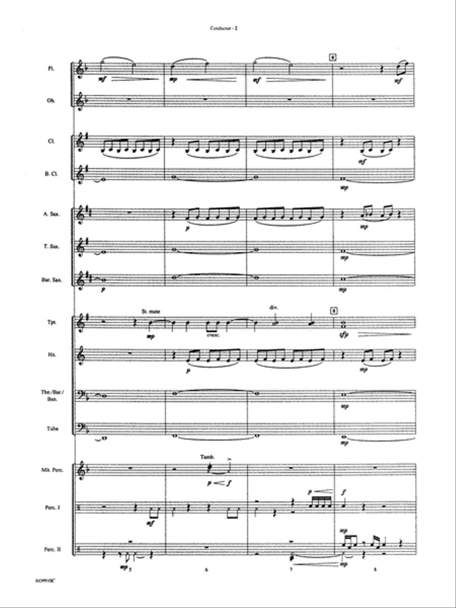 Voodoo Dance: Score Voodoo Dance: Score Concert Band scores gallery preview page 4