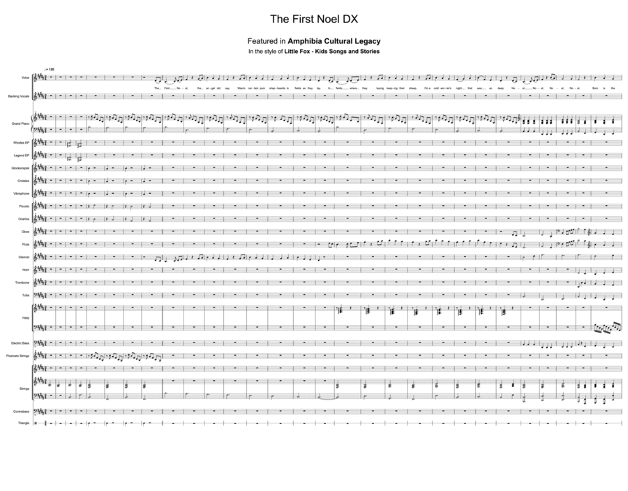 The First Noel DX Piccolo scores gallery preview page 1