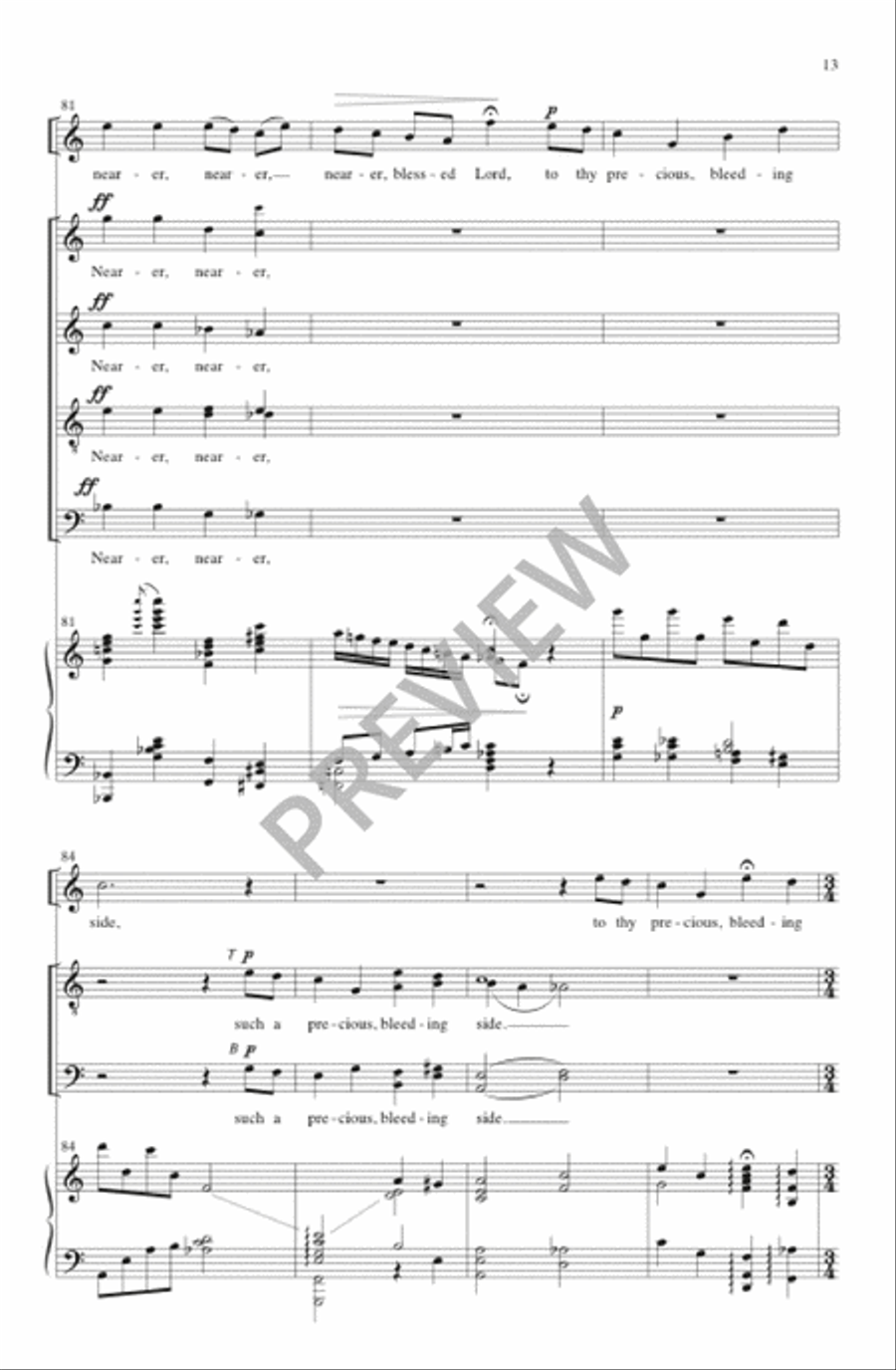 Draw Me Nearer Divisi scores gallery preview page 13