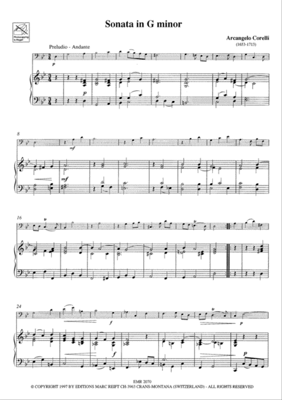 Sonata in G Minor Sonata in G Minor Brass Ensemble scores gallery preview page 3