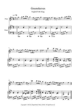 Greensleeves - English Folk Song (Flute + Piano)