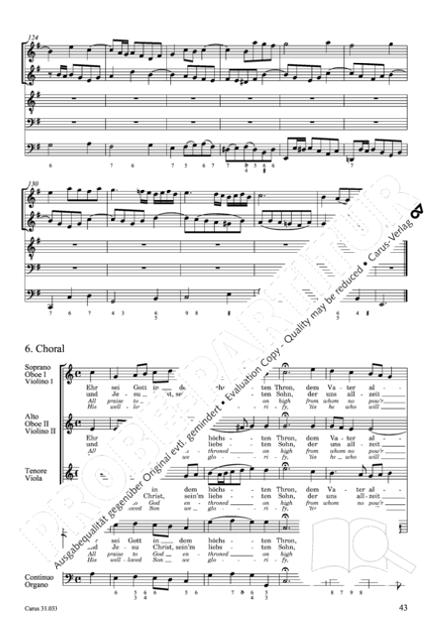 Lord Jesus Christ, in thee alone (Allein zu dir, Herr Jesu Christ) ATB scores gallery preview page 44