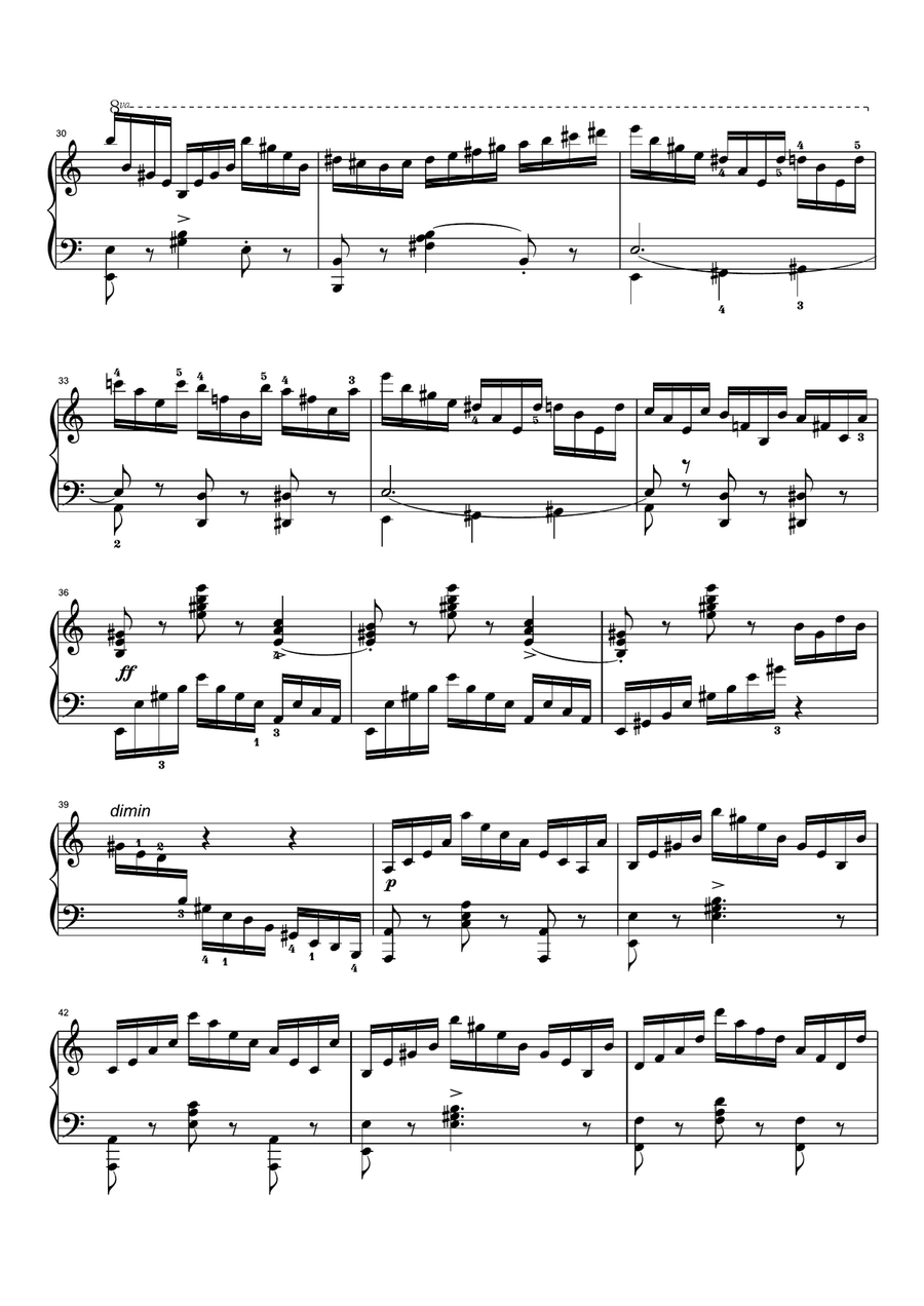Czerny Op.740 No.31 Piano Solo scores gallery preview page 3