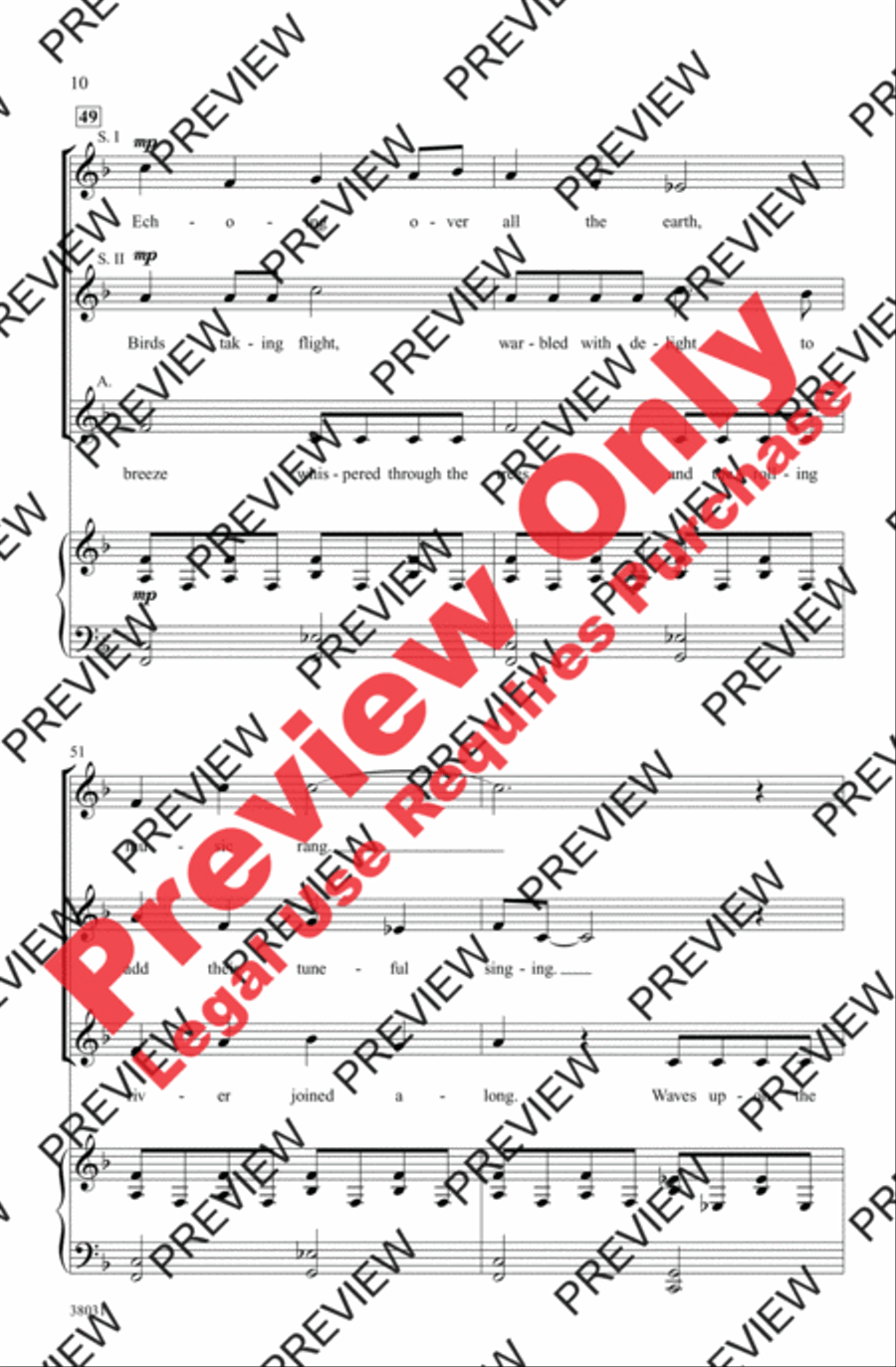 Everyone Sang Women's Choir scores gallery preview page 10