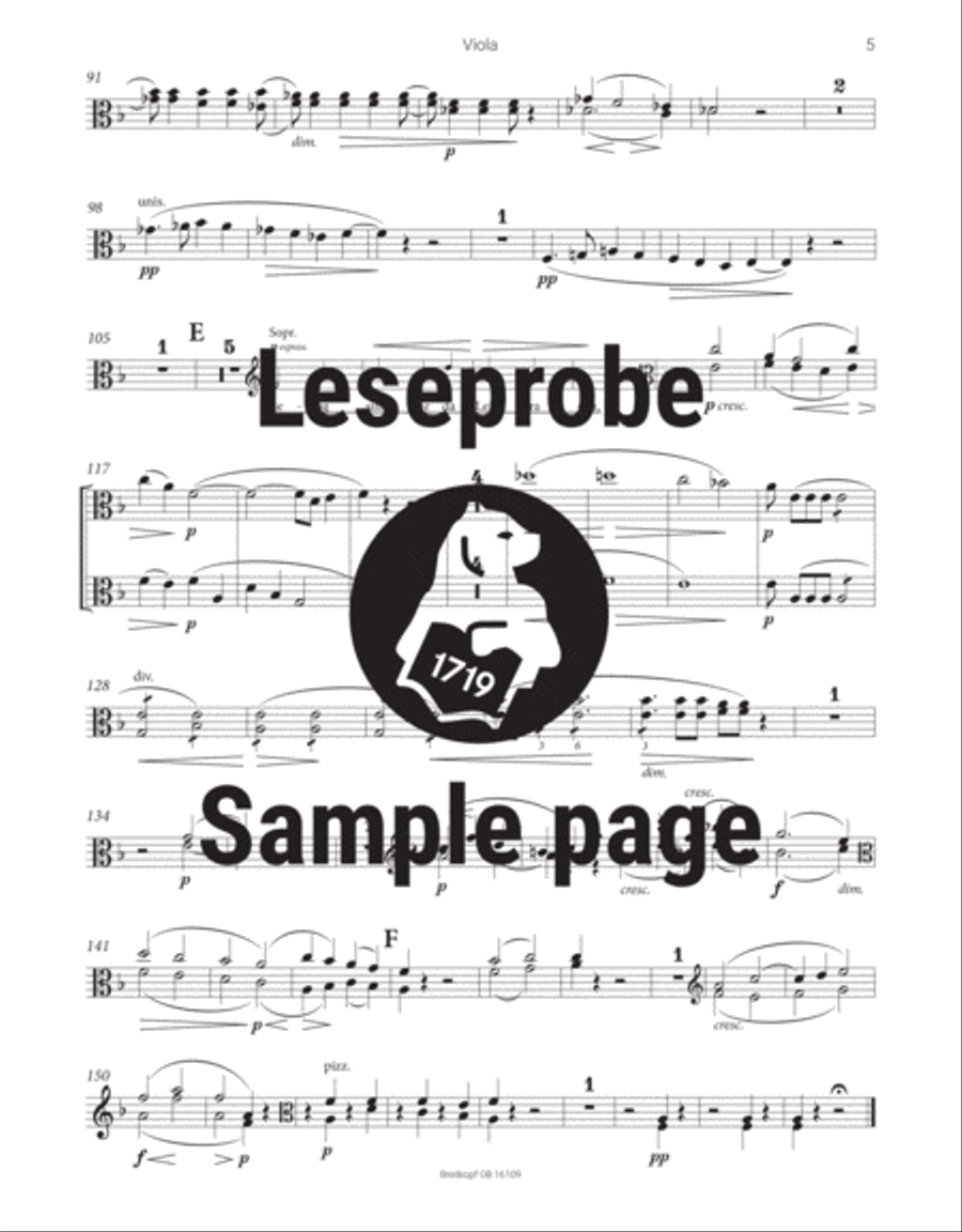 A German Requiem Op. 45 4-Part scores gallery preview page 4