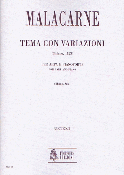 Theme and Variations (Milano 1823) for Harp and Piano