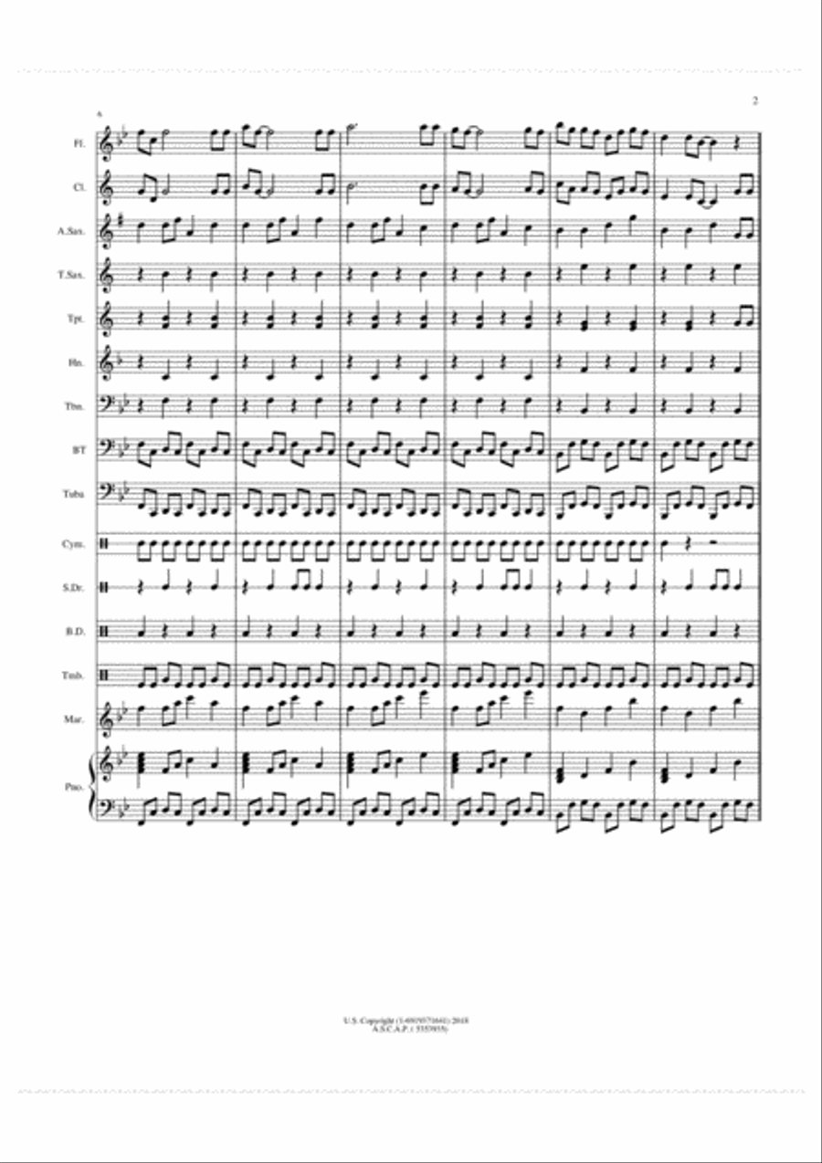 Cowboy in China Cowboy in China Concert Band scores gallery preview page 2