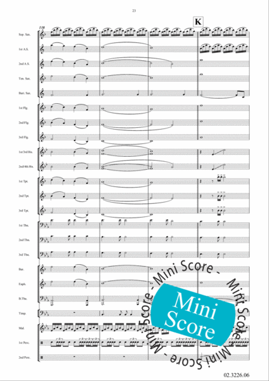 Nanga Parbat Nanga Parbat Fanfare Band scores gallery preview page 31