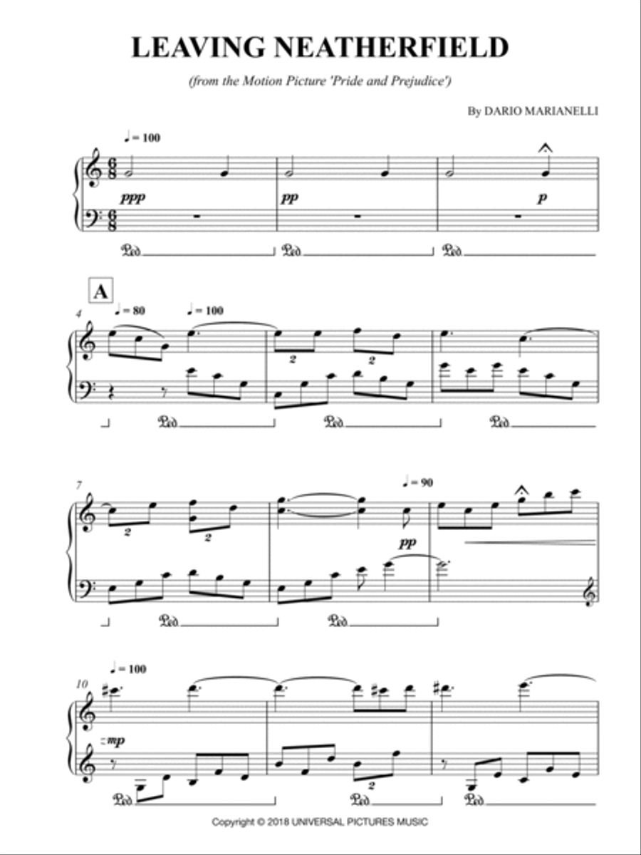 Leaving Netherfield Piano Method scores gallery preview page 3