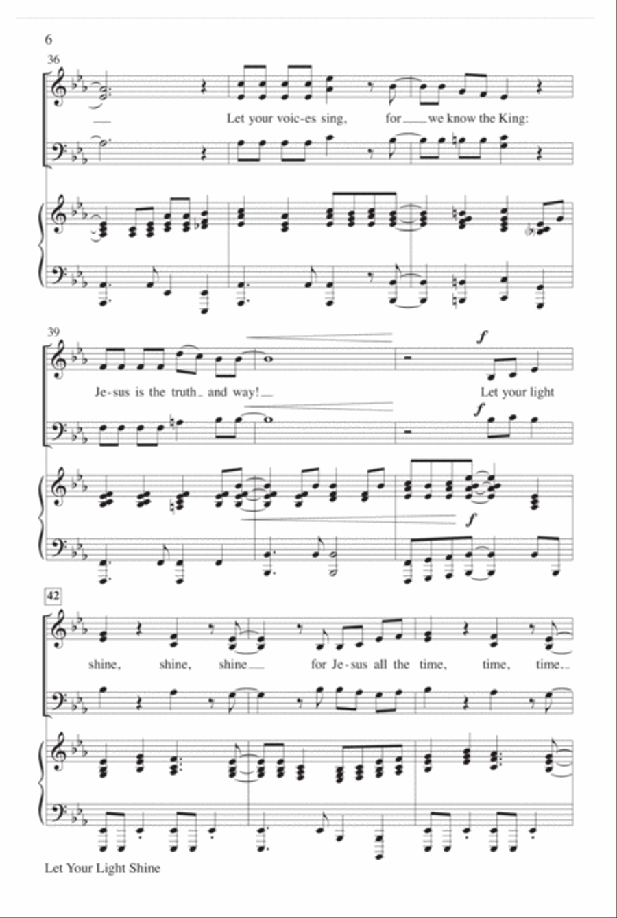 Easy Anthems, Vol. 8 Choir scores gallery preview page 8