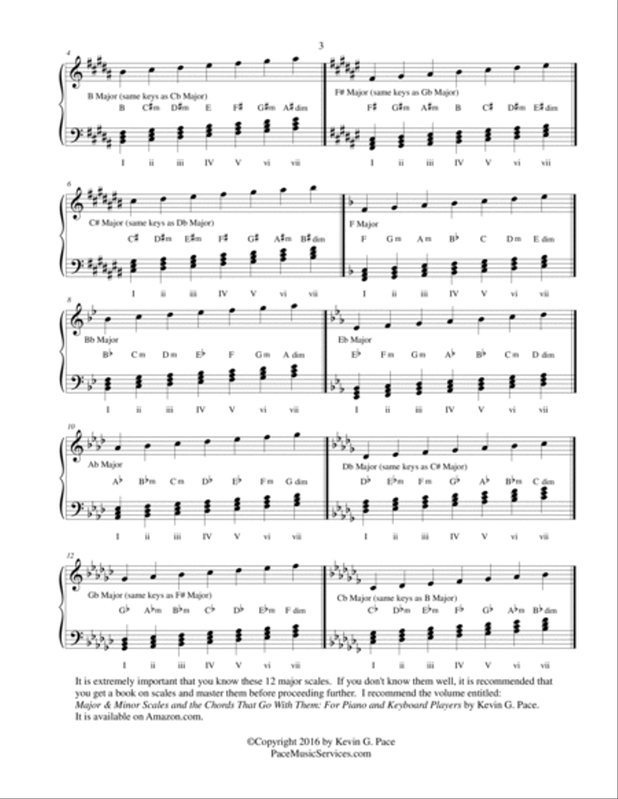 Playing the Piano With Chords - Volume 2 Piano Method scores gallery preview page 6