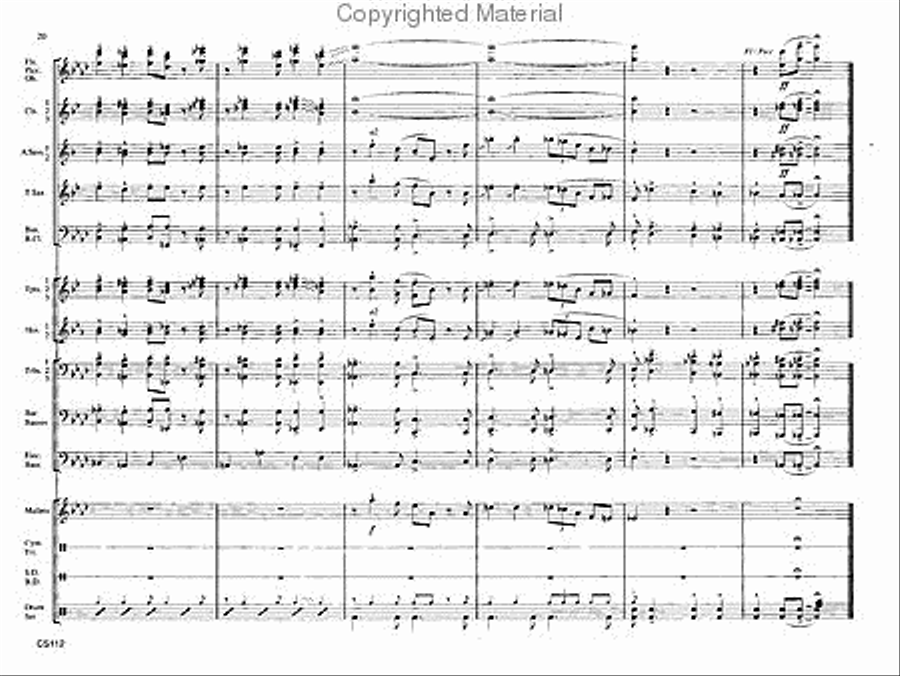 Alexander's Ragtime Band Alexander's Ragtime Band Concert Band scores gallery preview page 20