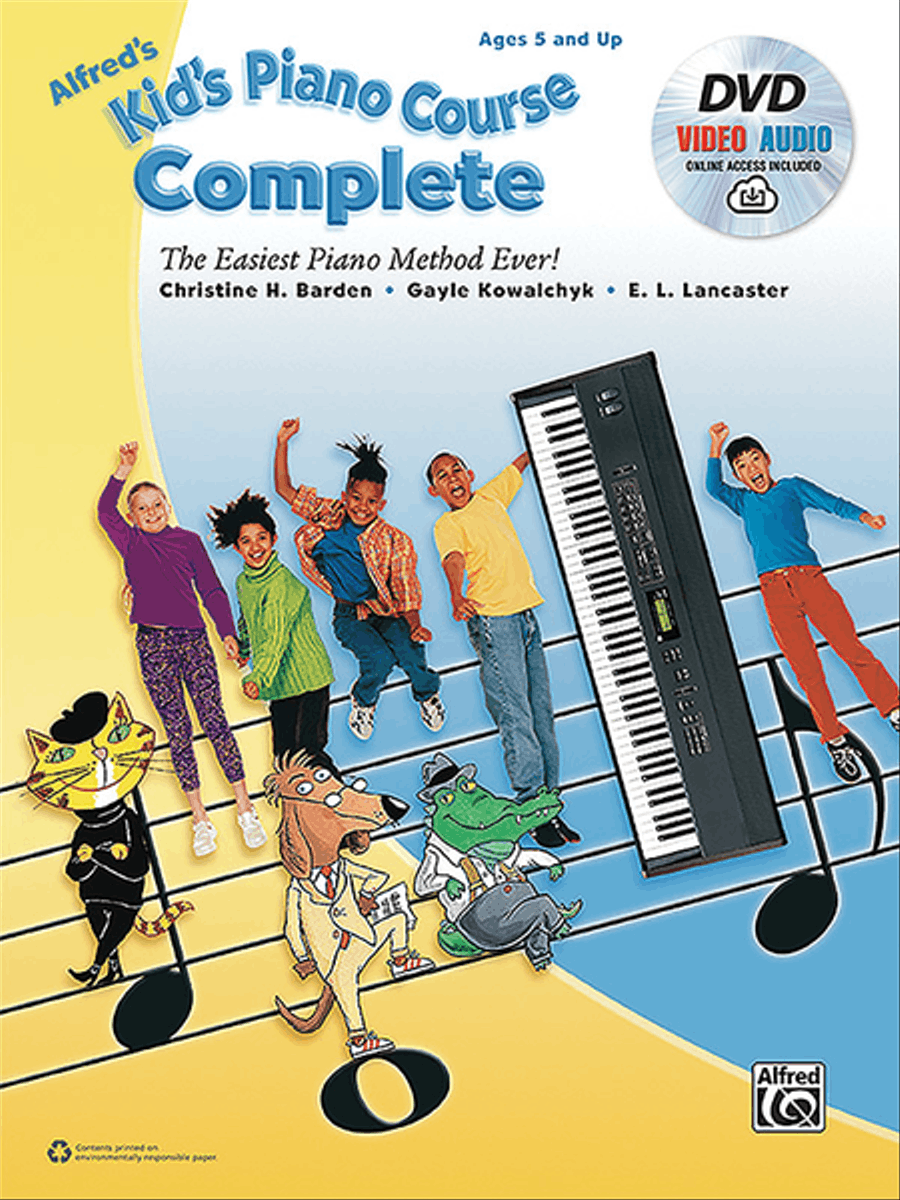 Alfred's Kid's Piano Course Complete Piano Method scores gallery preview page 1