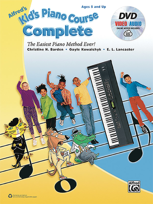 Book cover for Alfred's Kid's Piano Course Complete