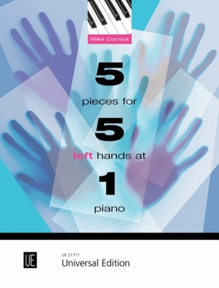 Book cover for 5 Pieces For 5 Left Hands At 1 Piano