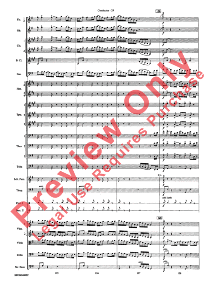 Prairiesong Full Orchestra scores gallery preview page 32