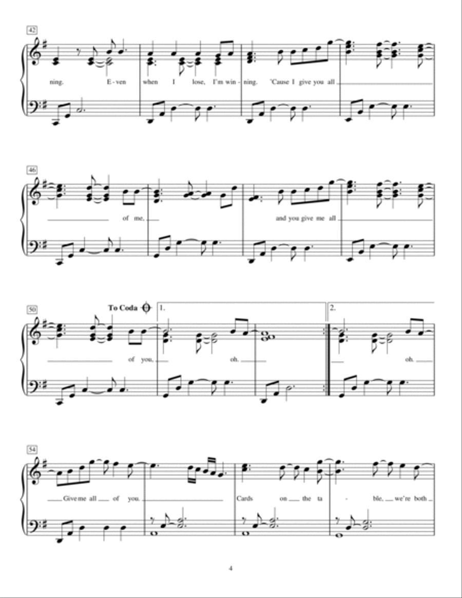 All Of Me A Cappella scores gallery preview page 4