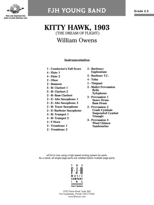 Kitty Hawk, 1903: Score