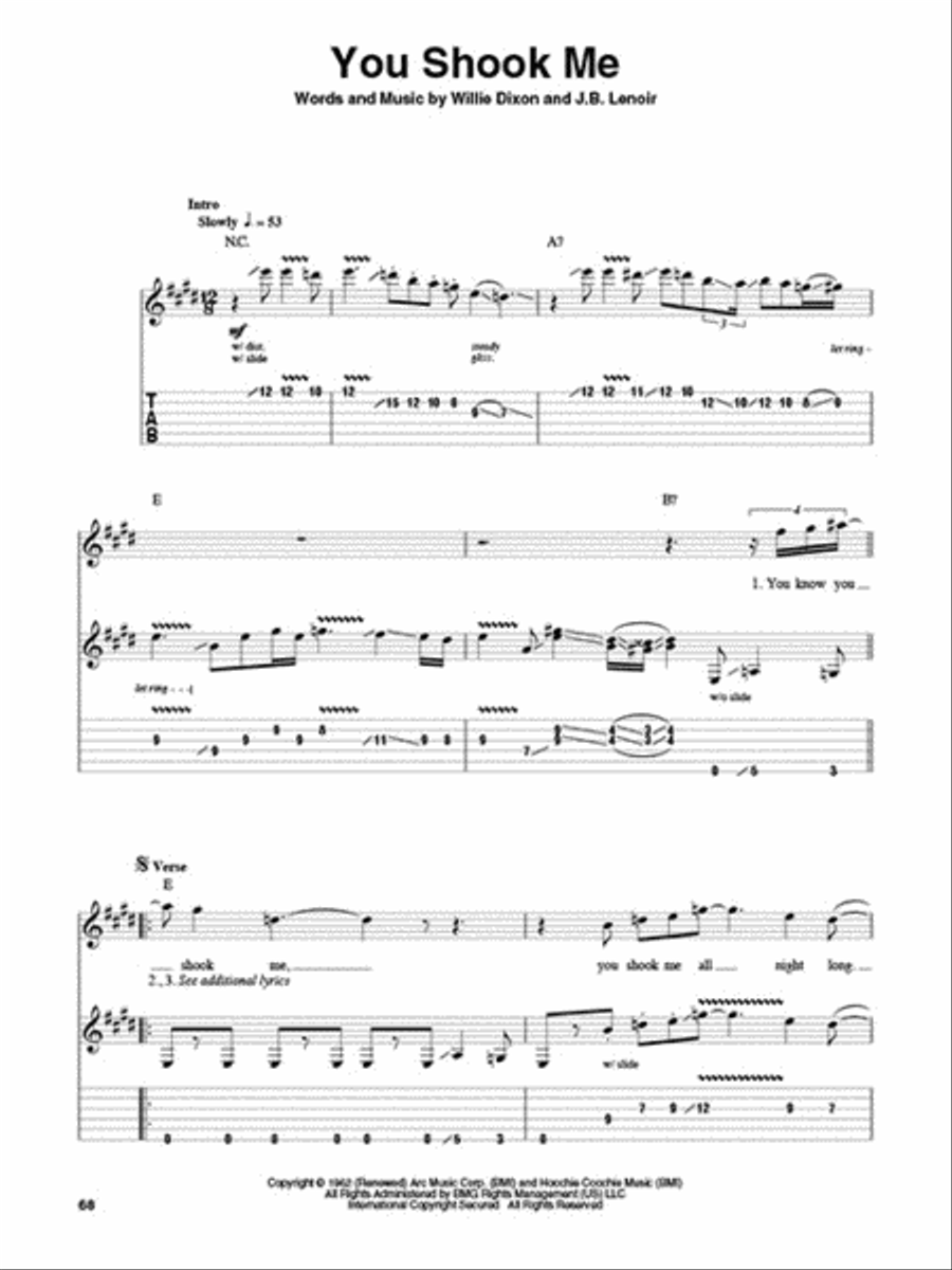 Slide Guitar Hits Slide Guitar scores gallery preview page 4