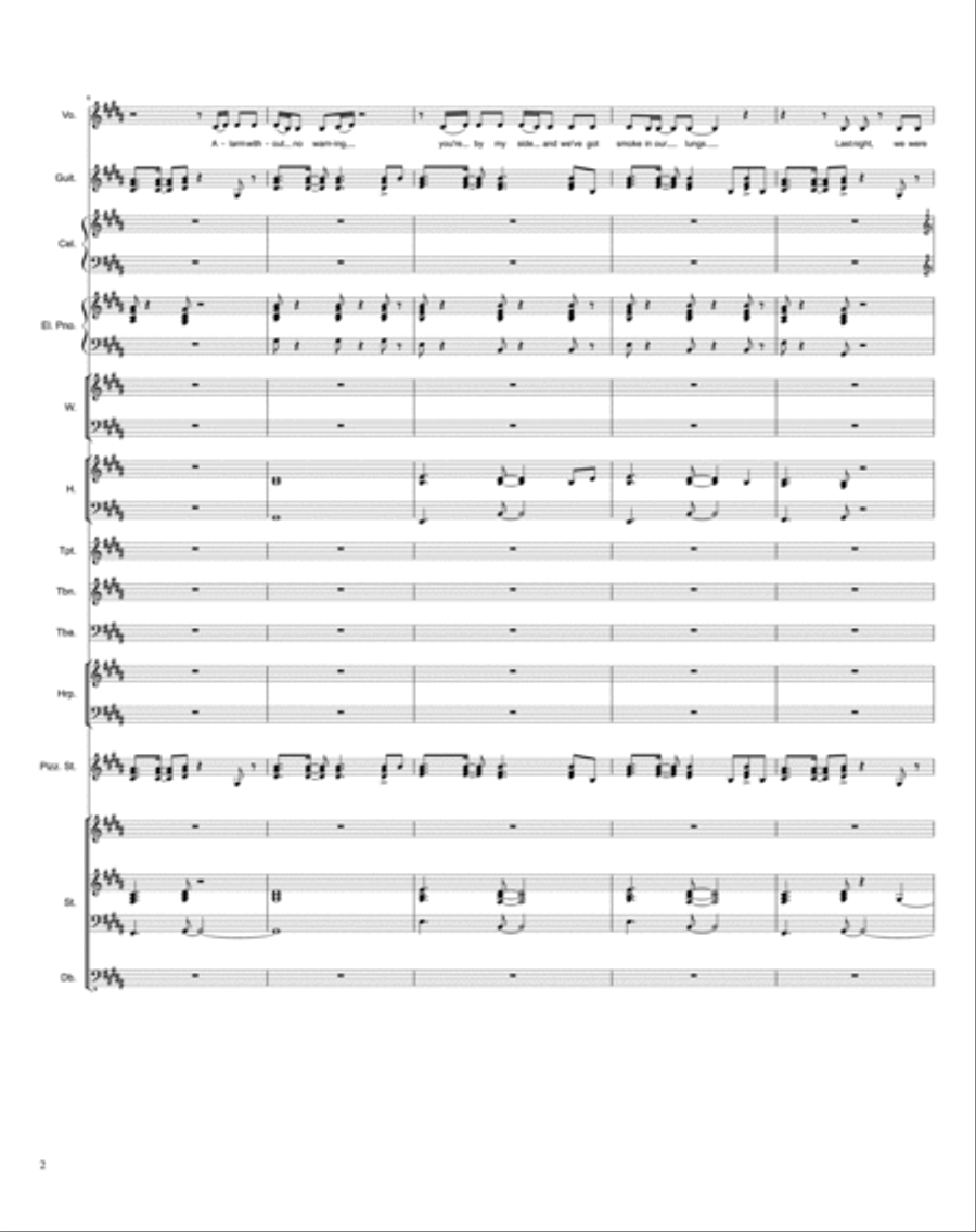 Your Song Large Ensemble scores gallery preview page 2