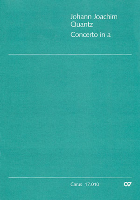 Concerto per Flauto in a (Flute Concerto in A minor) (Concerto pour flute en la mineur)